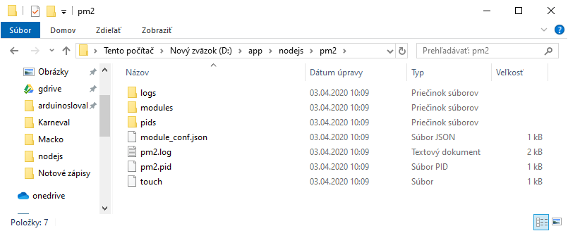node js windows service